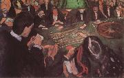 Edvard Munch on the table oil painting artist